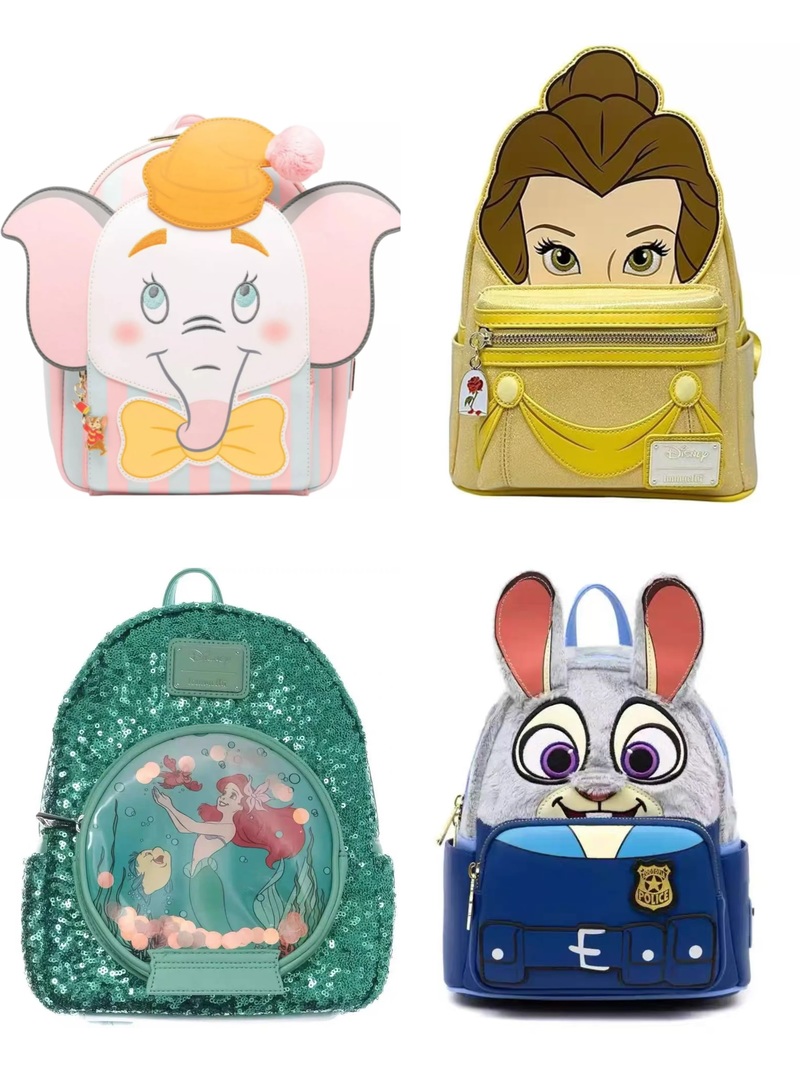 Fashion Backpack Women - Nowy różowy mini plecak ze sztucznej