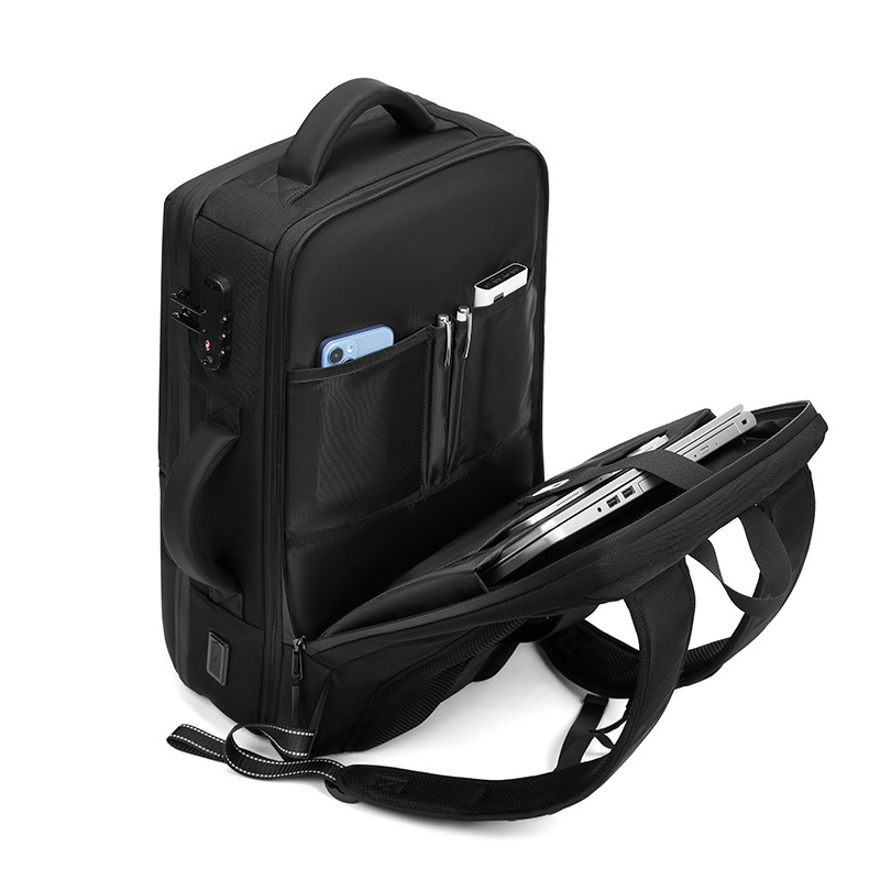 Business Backpack Brief - Wodoodporny plecak biznesowy z portem USB