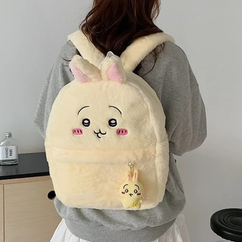 School Backpack Teen - Plecak Chiikawa Śliczny Anime Chii Hachiware