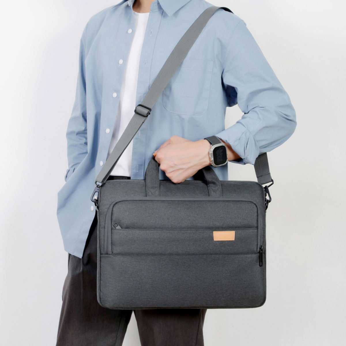 Laptop Backpack 15.6 - Torba na laptopa, torba typu satchel,