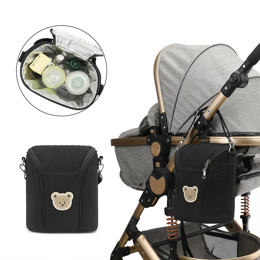Backpack Diaper Bag - Torba termoizolacyjna na mleko matki, przenośna,