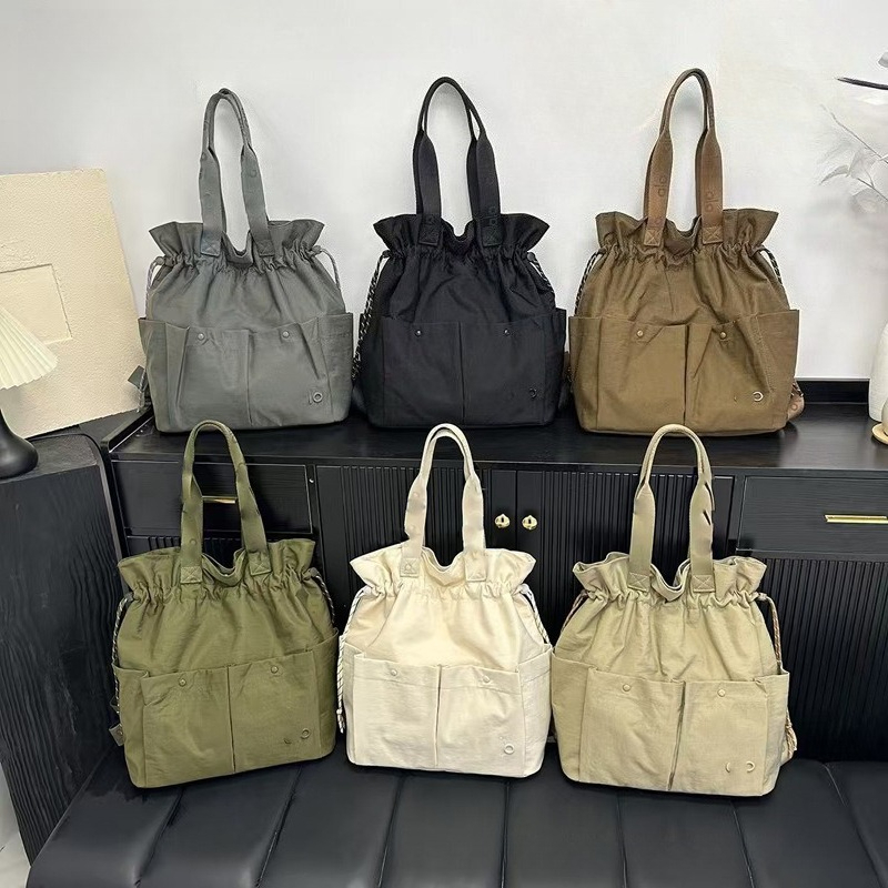 Drawstring Gym Bag - Torba na ramię z dużą pojemnością,