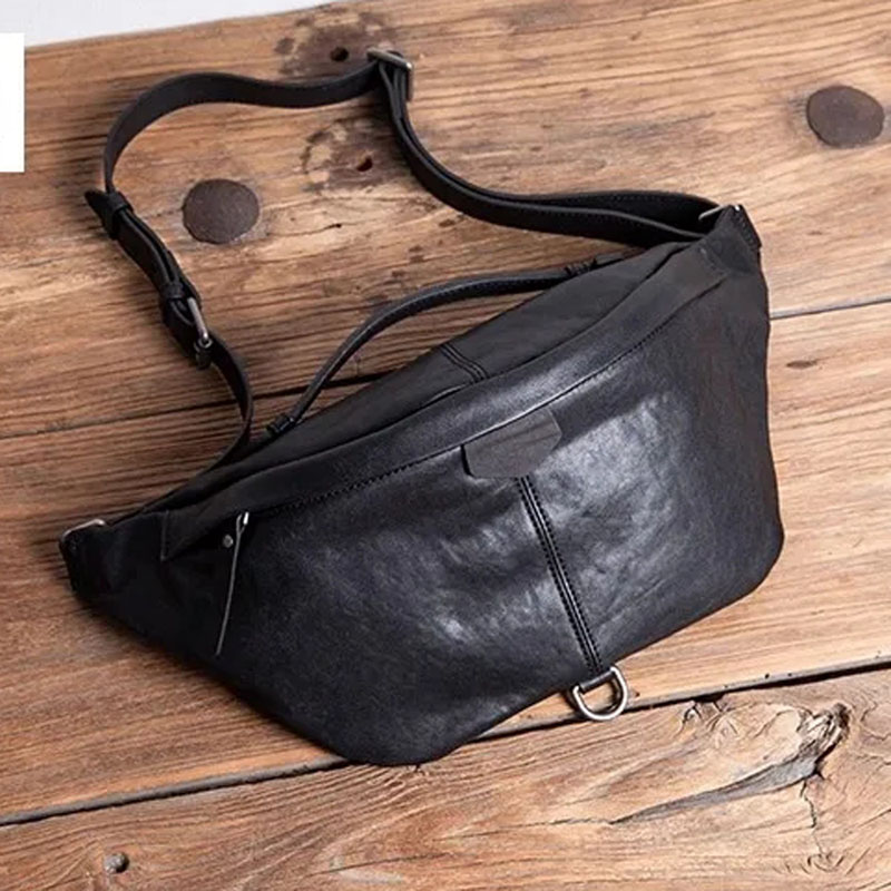 Leather Backpack Vintage - AETOO Retro ręcznie robiona męska torba
