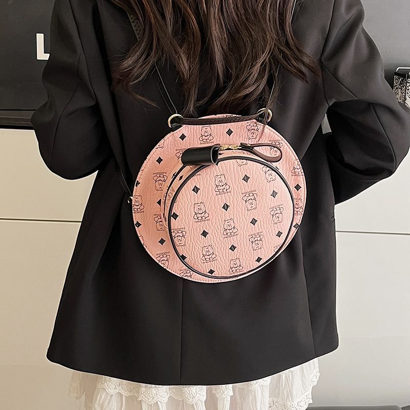 Uroczy plecak z wzorem kapelus – Leather Backpack Vintage recenzja i cena