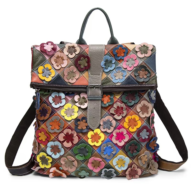 Damski plecak vintage ze skóry – Fashion Backpack Women recenzja i cena