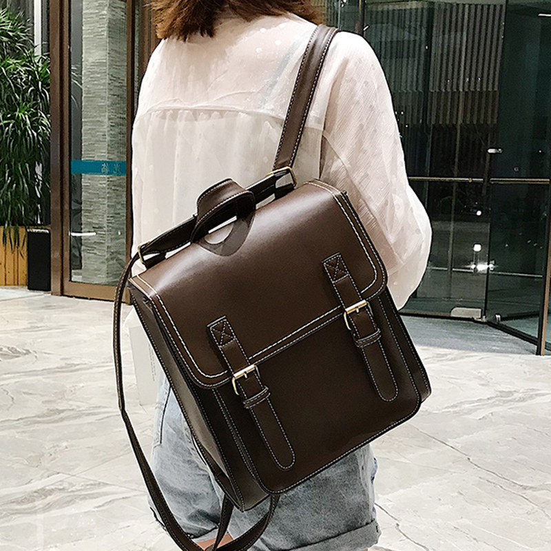 Plecak Vintage kobieta Pu skór – Leather Backpack Vintage recenzja i cena