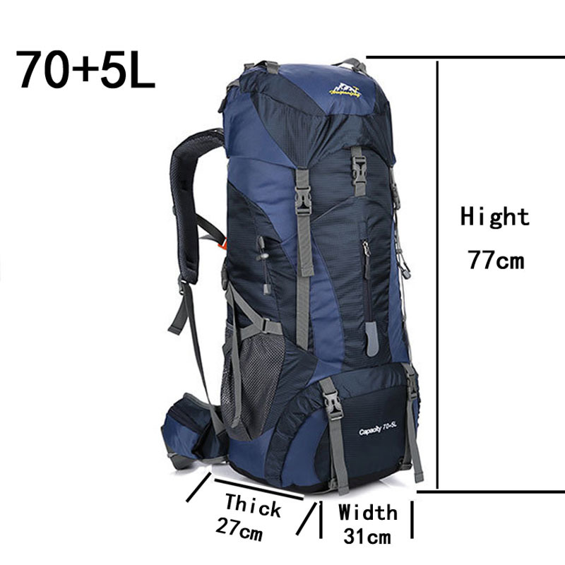 75L mężczyźni kobiety plecak p – Rain Cover Backpack recenzja i cena