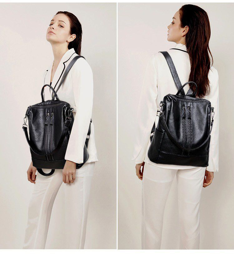 Damski plecak ze skóry ekologi – Canvas Backpack Casual recenzja i cena