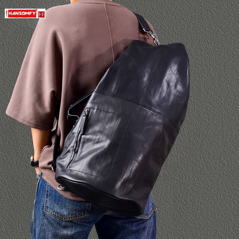 Torby męskie ze skóry naturaln – Leather Backpack Vintage recenzja i cena