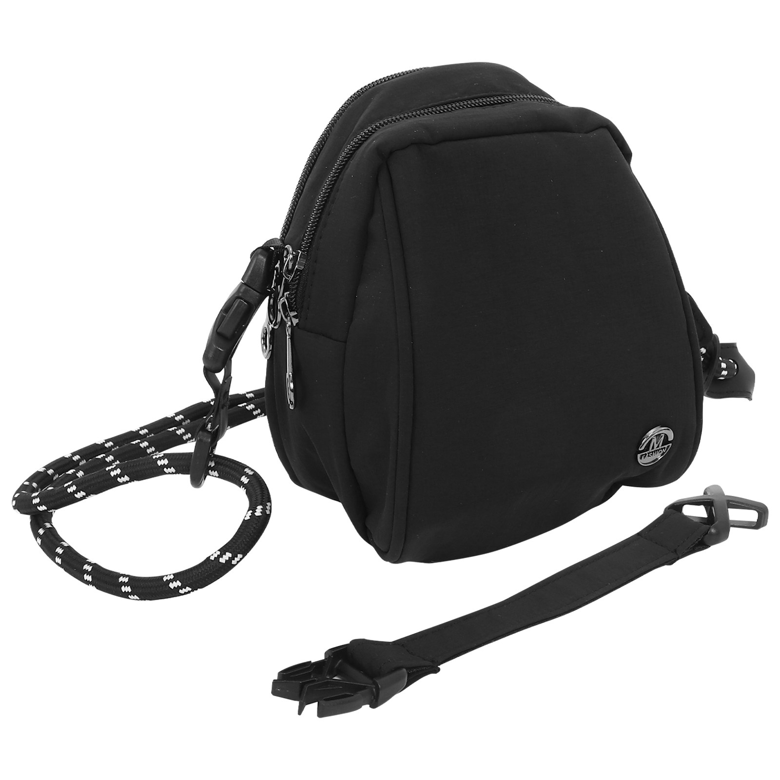 Lekka czarna torba typu shell, – Mini Backpack Purse recenzja i cena