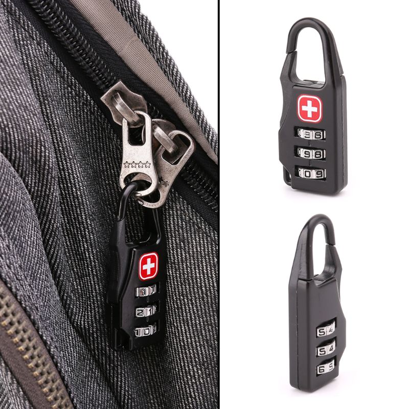 Mini kłódka zewnętrzna, małe k – Backpack Lock Combo recenzja i cena