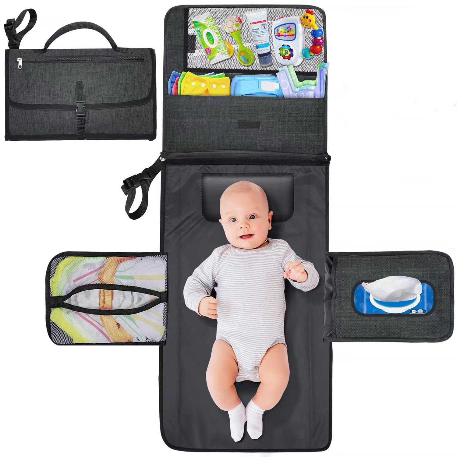 Przenośna podkładka do przewij – Backpack Diaper Bag recenzja i cena