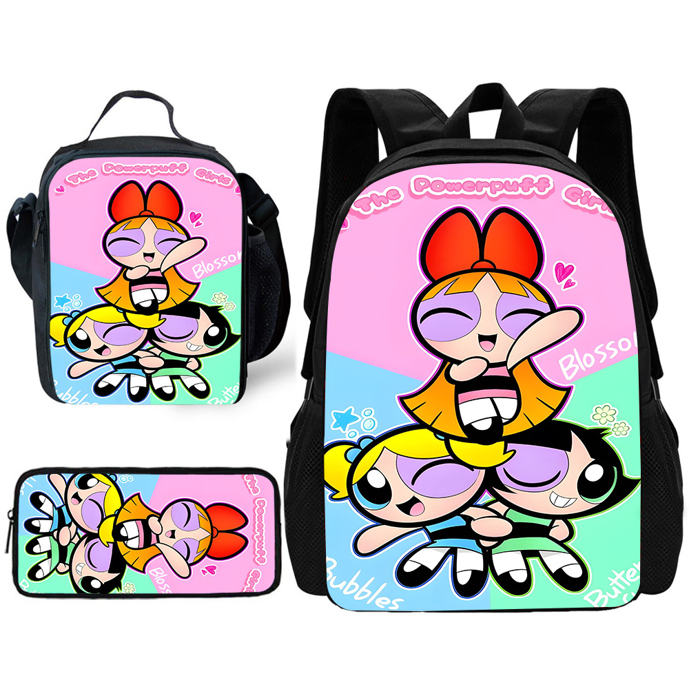 Dziecko śliczne Anime Powerpuf – School Backpack Teen recenzja i cena