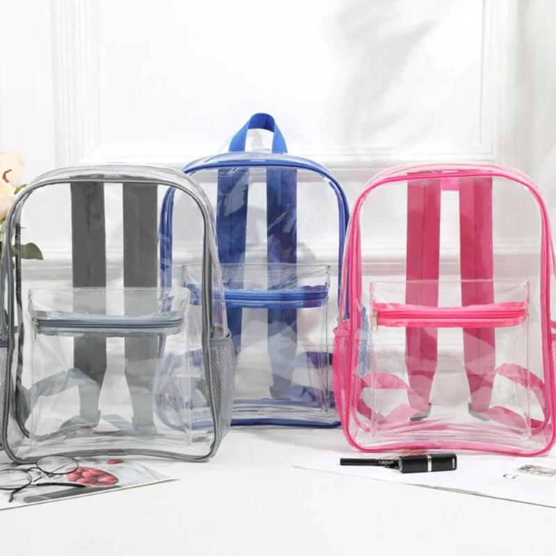 Wyprzedaż! Przezroczysty pleca – Canvas Backpack Casual recenzja i cena