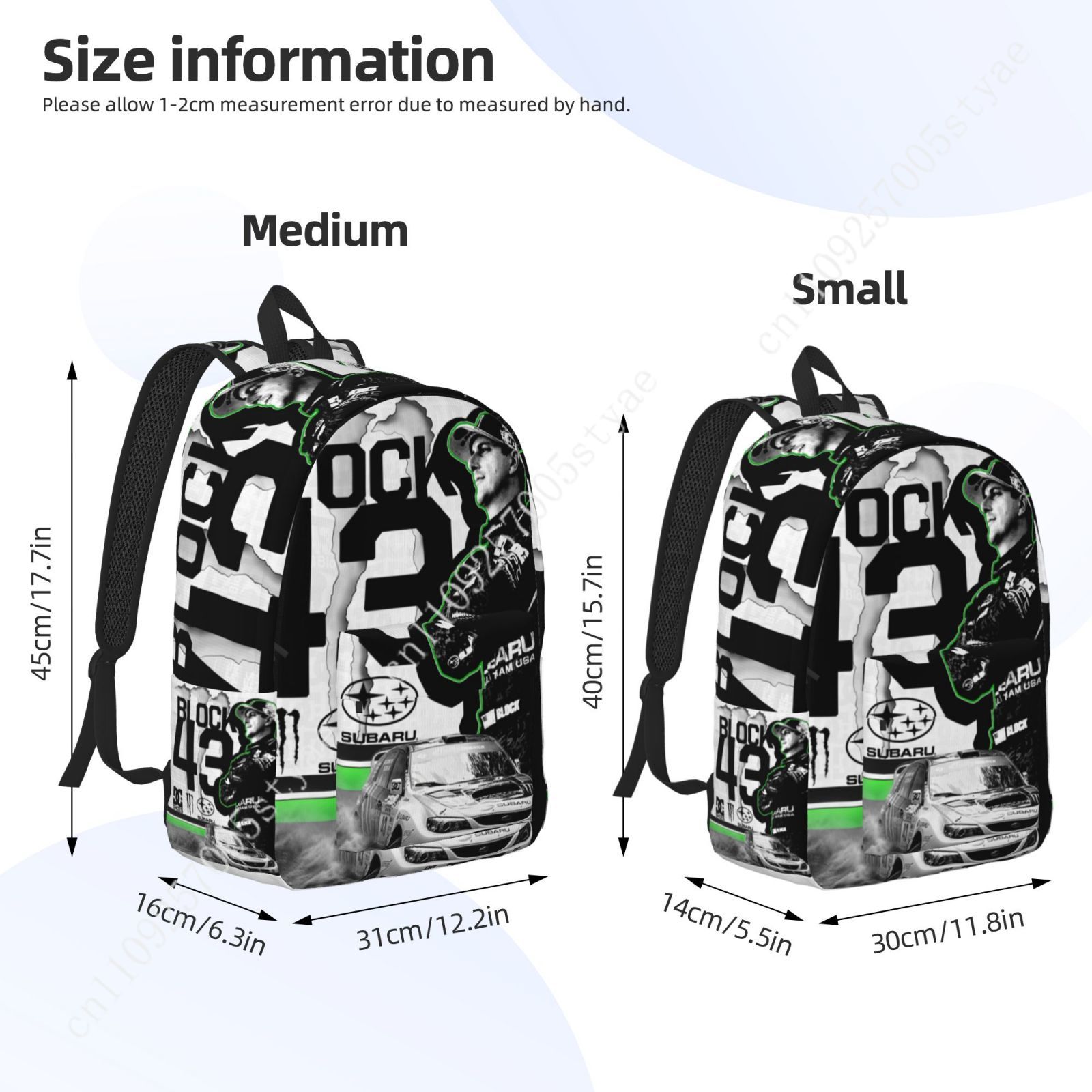 Plecak Ken Block 43 Custom Can – Fashion Backpack Women recenzja i cena