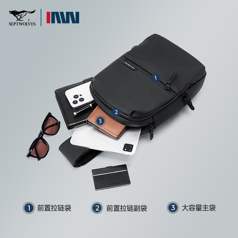 Septwolves Plecak na jedno ram – Travel Backpack Anti Theft recenzja i cena