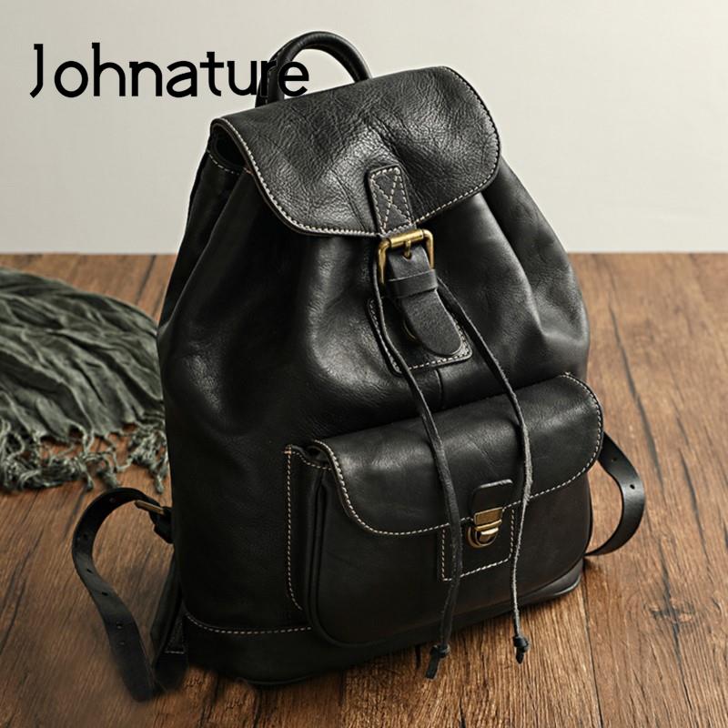 Johnature Torba Podróżna Rekre – Leather Backpack Vintage recenzja i cena