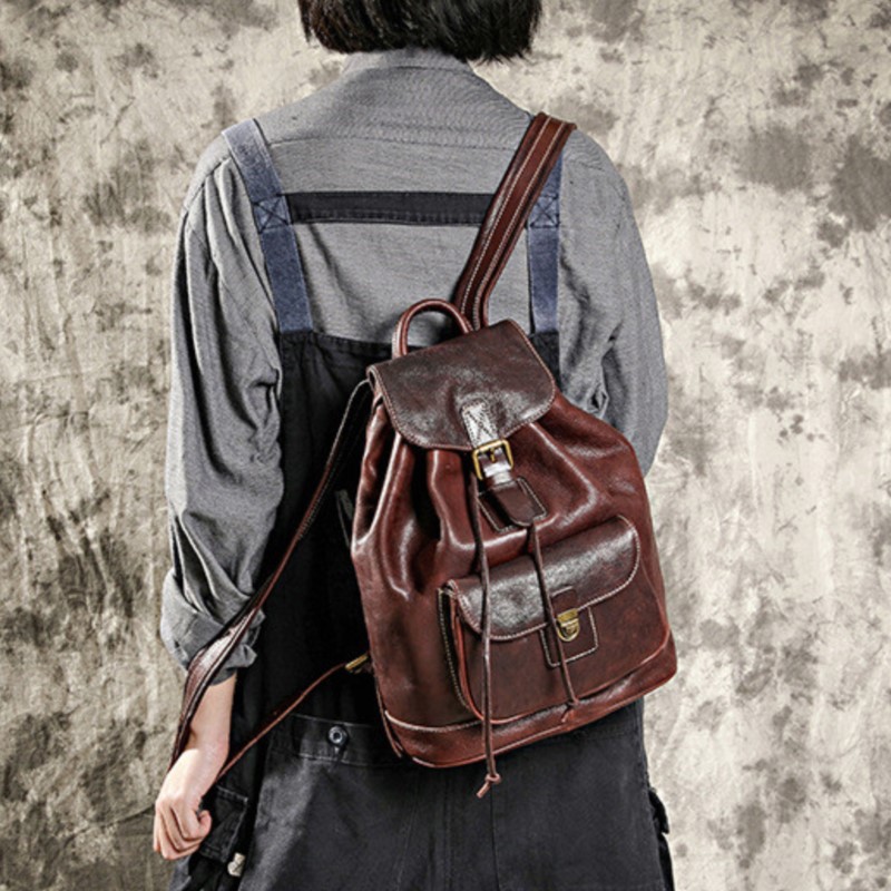 Johnature Torba Podróżna Rekre – Leather Backpack Vintage recenzja i cena