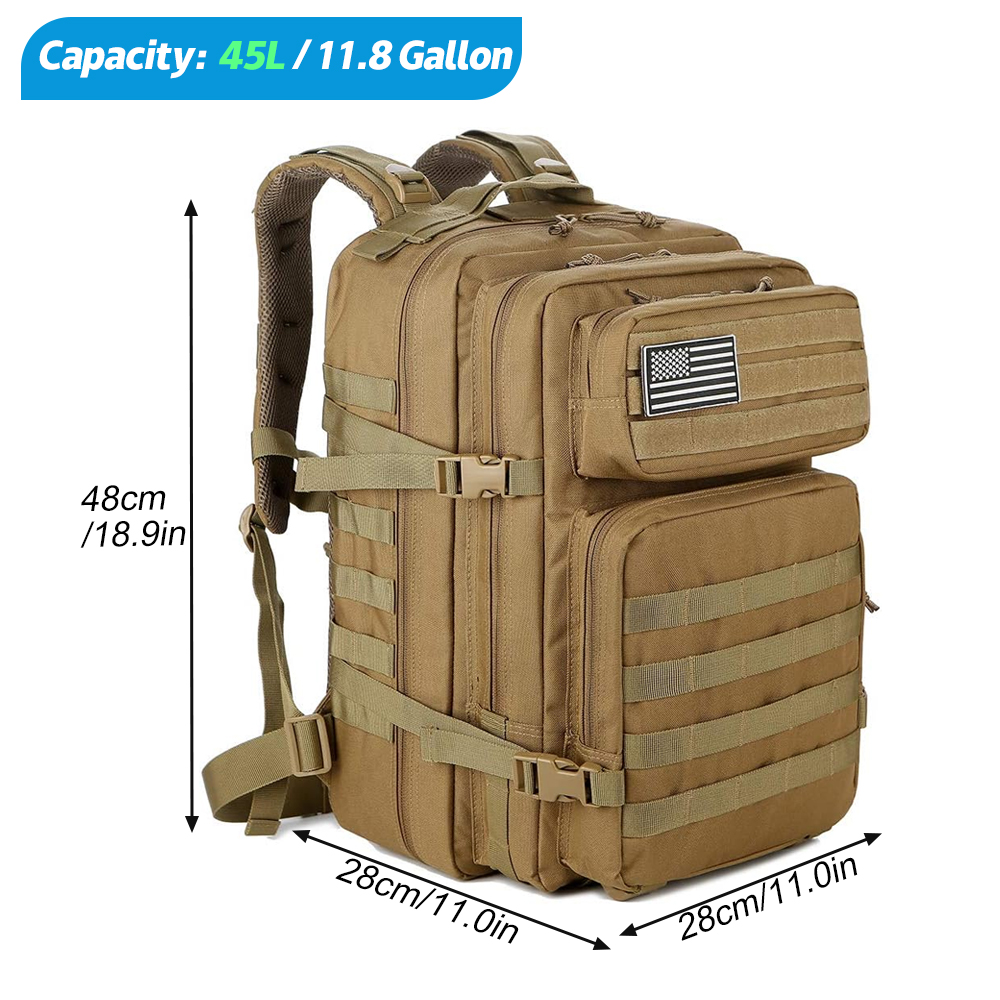 Plecak Taktyczny 45L Męski Ple – Urban Backpack Tactical recenzja i cena